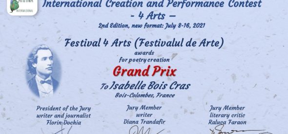 International Création and Performance Contest - Festival 4 arts (Festivalul de Arte)