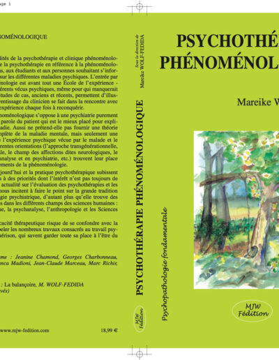 Psychothérapie phénoménologique - Mareike Wolf-Fédida